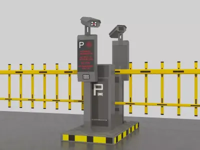 Car Parking Barrie 3D model