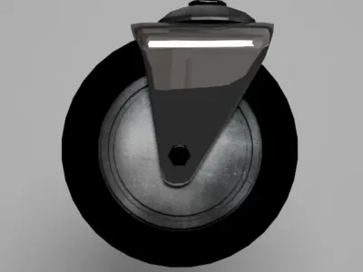 Service and utility car 3D model