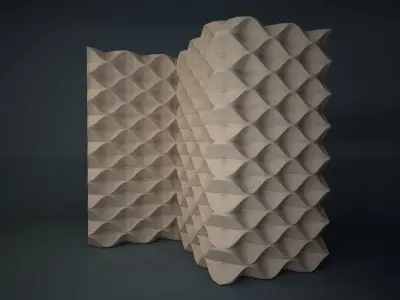 04 PARAMETIC PATTERN Low-poly 3D model