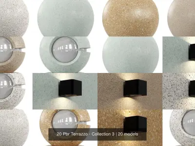 20 Pbr Terrazzo - Collection 3 Texture
