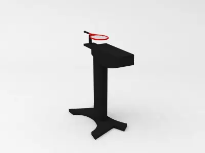 Racket holder 3D model