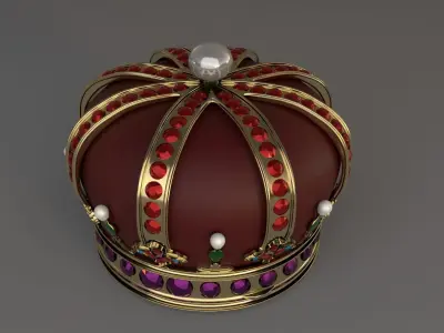 Crown Low-poly 3D model