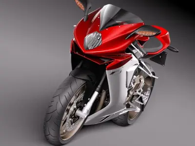 MV Agusta F3 2012 3D model