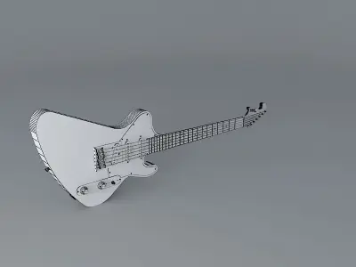 50's/60's retro guitar Free 3D model