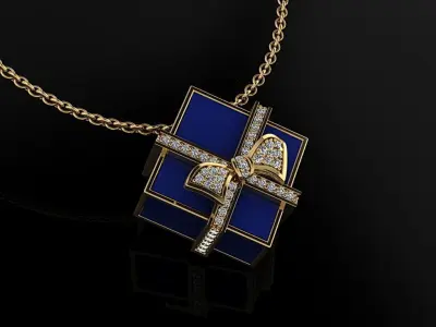 Gift Pendant 3D print model purchase