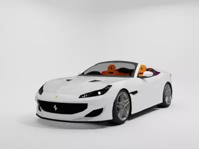 ferrari portofino 3D model