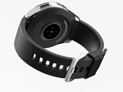 Samsung Galaxy Watch 42mm Midnight Black 2018 3D model