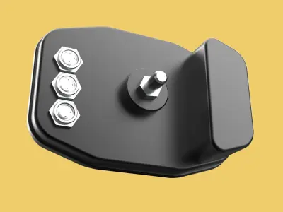 SPEEDOMETER DIGITAL MYCHRON 4 RACING LAP TIMER KART AIM 3D model