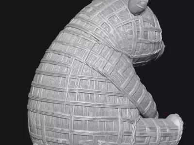 panda 3D print model