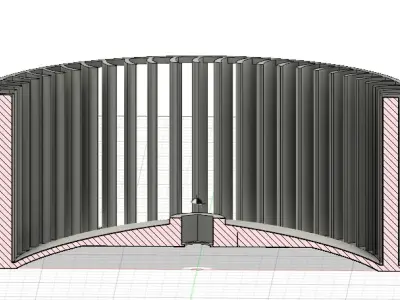 Fan for aspirating hood 3D print model