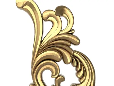  decorative pattern ready for 3D printing 3D model 184
