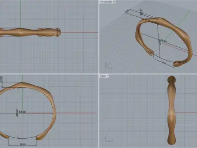 Bracelet 66690 3D print model