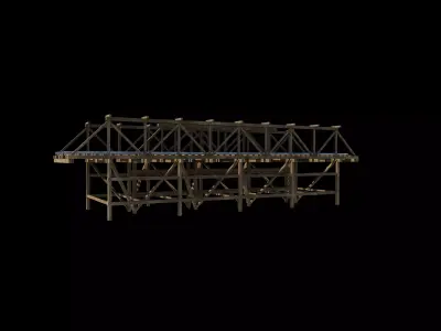 Railway Bridge 3D model purchase