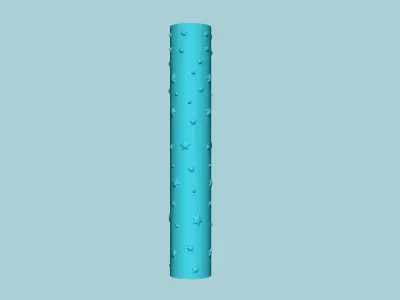 Texture Roll 12 - Stars Positive - Decoration Maker 3D print model