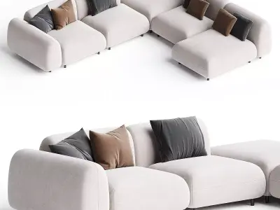 Tokio sofa 3d model 3D model