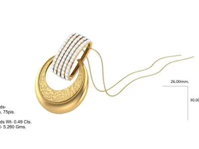 Turkey pendant  3D print model