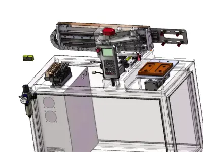 Labeling Robot for Automated Label Application 3D model