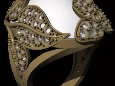 women ring 112 3D print model