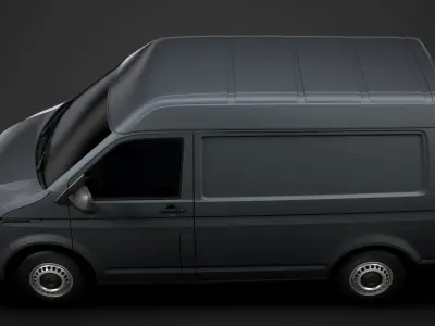 Volkswagen Transporter Van L1H2 T61 2020 3D model