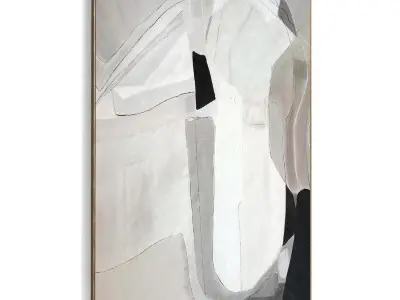 Plaster Two Photo Frame 488 Low-poly 3D model