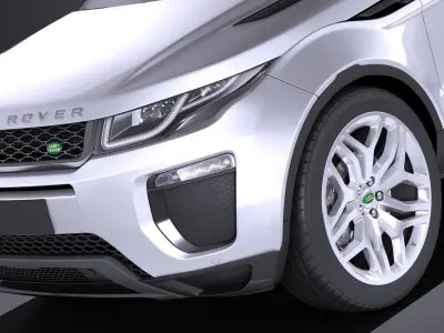 Range Rover Evoque 3-door 2017 3D model