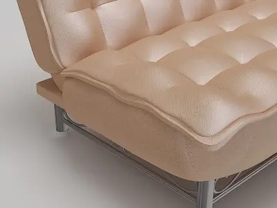 Sofa Silky Fabric 3D model