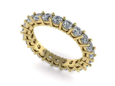 Diamonds Ring 02 3D print model