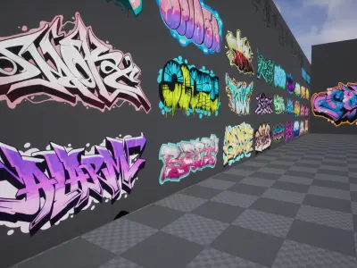 Graffiti Pack Decals V Texture
