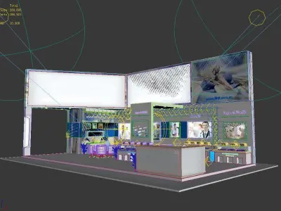 Exhibition - Area - 12X6-3DMAX2009-71 3D model