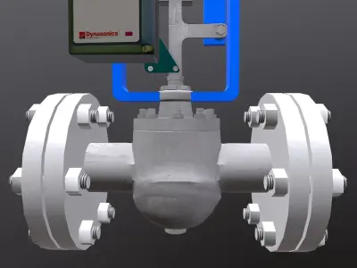 Control Valve Low-poly 3D model