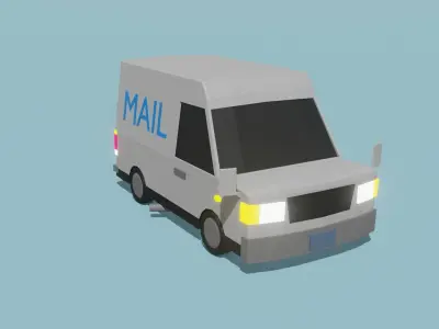 Low Poly Vehicle Pack Low-poly 3D model