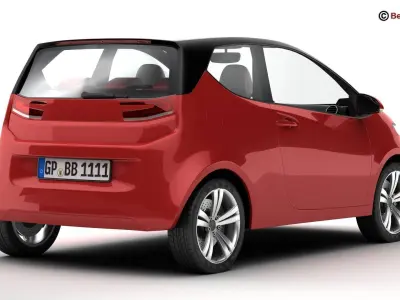 Generic City Car 3D model