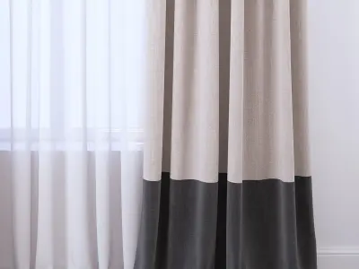 Set 113 Curtains 3D model