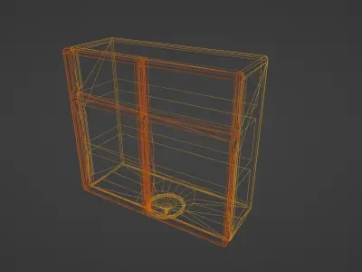 Simple Sci-Fi Furniture Pack Free low-poly 3D model