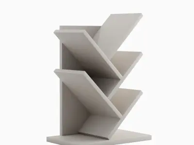 Small Bookshelf 02 Low-poly 3D model purchase