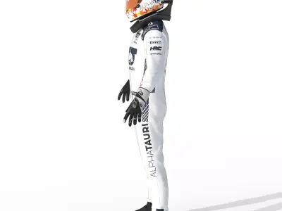 F1 Alpha Tauri Suit 2023 3D model