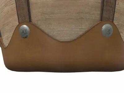 Decorated drum 3D model