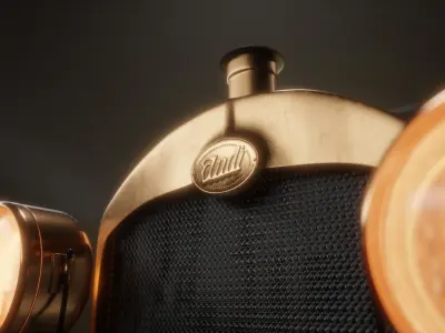 Vintage car B 3D model