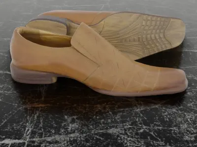 GUCINARI 3D CLASSIC MEN SHOES  3D model