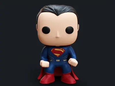 Funko Superman 3D model