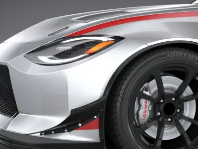 Nissan Z GT4 2023 3D model