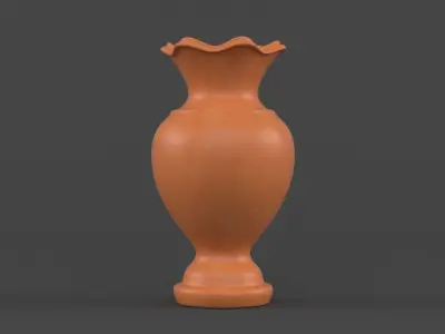 Clay Jug Set 3D model