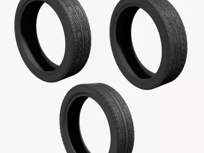 Car Tires Goma Velox Trail Series Lot1 N4-6 Group 2 3D model