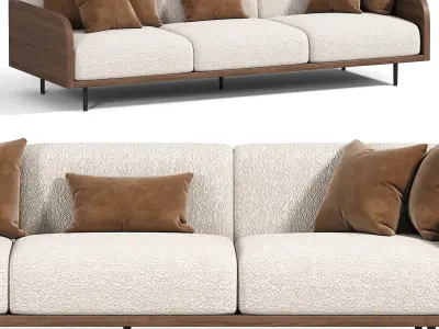 The HEDLAND Sofa 3D model