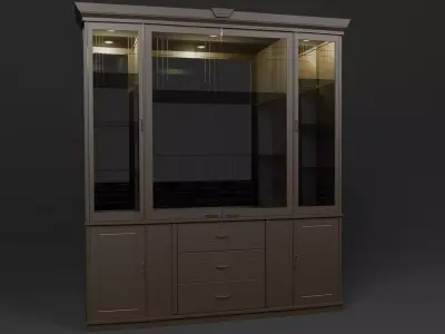 Antique Showcase Free 3D model