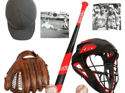 Baseball Set 3D model