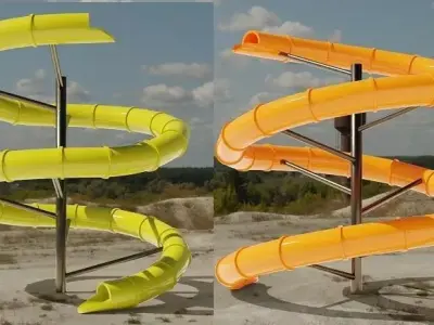 Water Slide 3D models 3D Model Collection