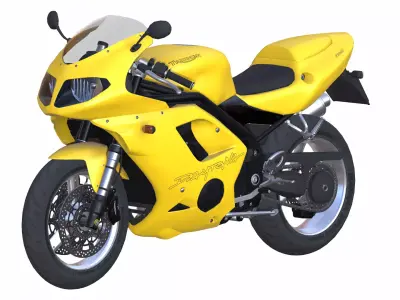 Daytona Triumph 955i Low-poly 3D model
