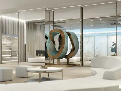 VRay - C4D Scene files - LUXURY RESIDENTIAL POOL  3D model