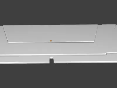regular RAM stick Free 3D model